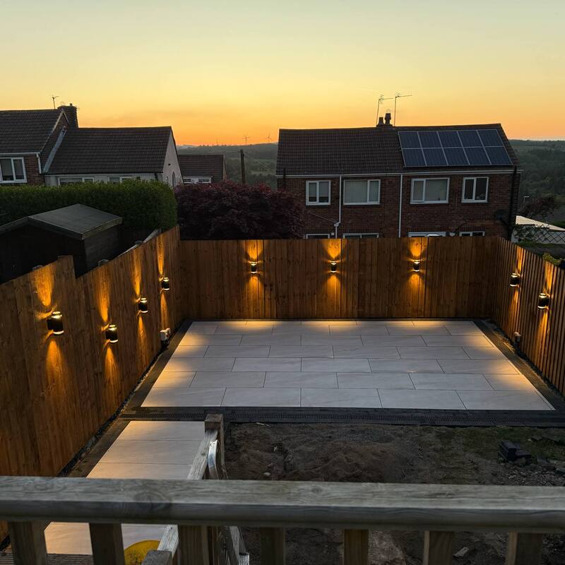 Porcelain & Indian Sandstone patios North East 